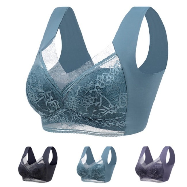 【3色セット／3Lサイズ（Lサイズ相当）】快適ワイヤレスブラ