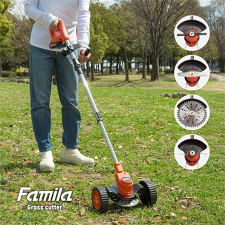 充電式コードレス4WAY草刈り機