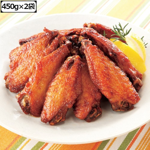 【450g×2袋】みつせ鶏ふっくら手羽山賊焼