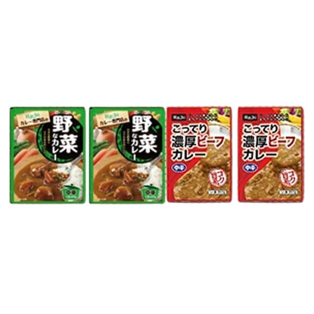 【2種/計4袋】野菜カレー ＆ビーフカレー