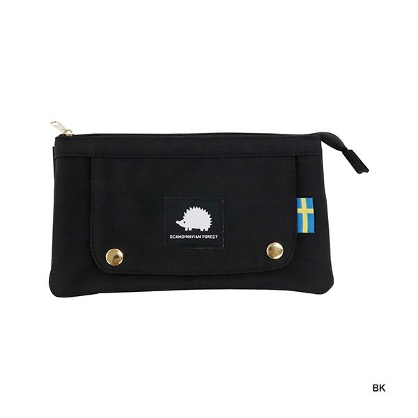 【ブラック】SCANDINAVIAN FOREST ウェットティッシュポーチ