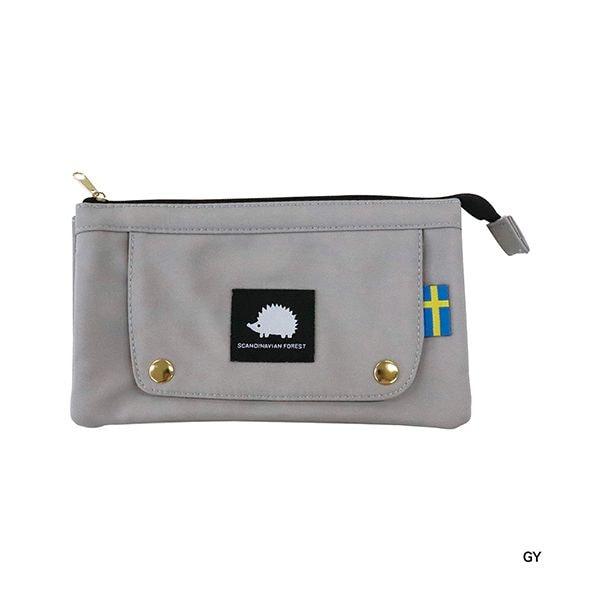 【グレー】SCANDINAVIAN FOREST ウェットティッシュポーチ