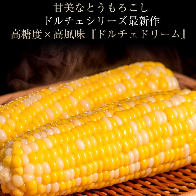 【予約受付】8/1~順次出荷【10本入り(1本約350g)】平田農場のとうもろこし ドルチェドリーム