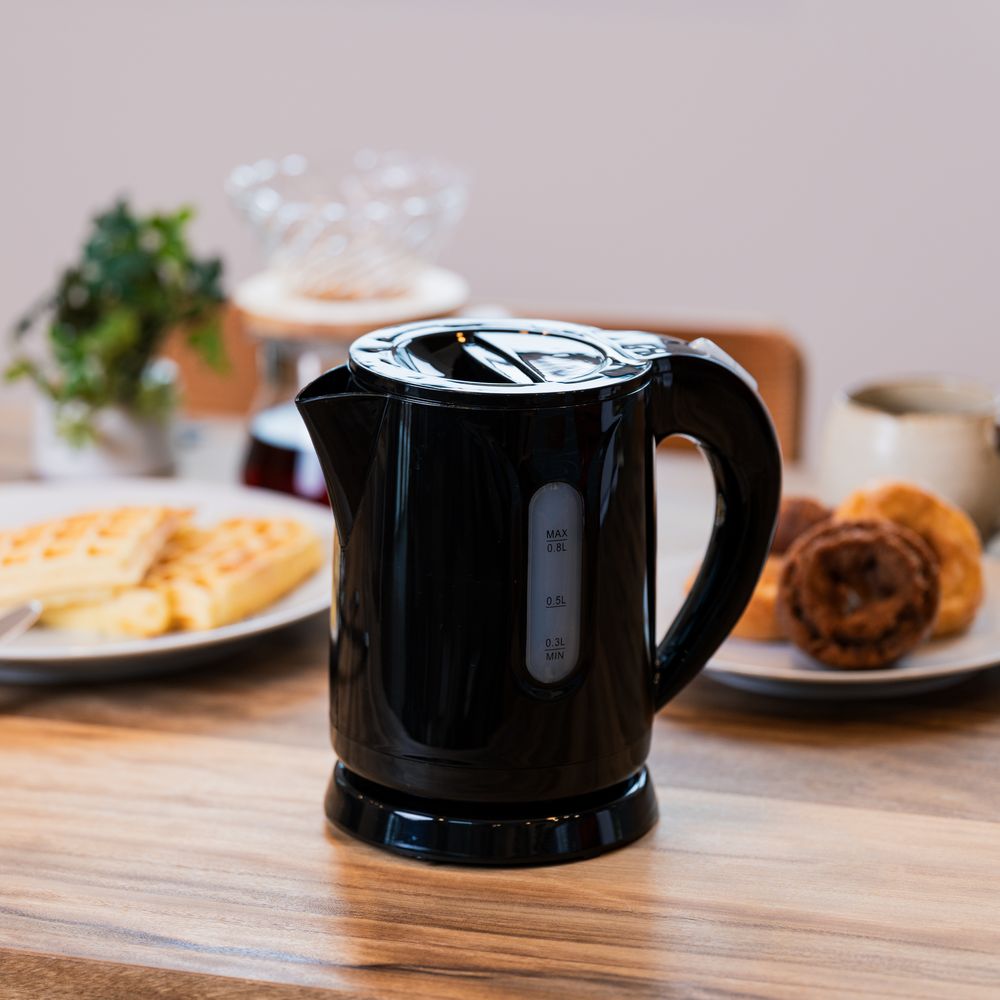 【ブラック】コンパクトケトル 0.8L