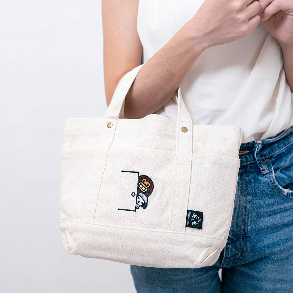 【けんさくとえんじん】帆布トートバッグ