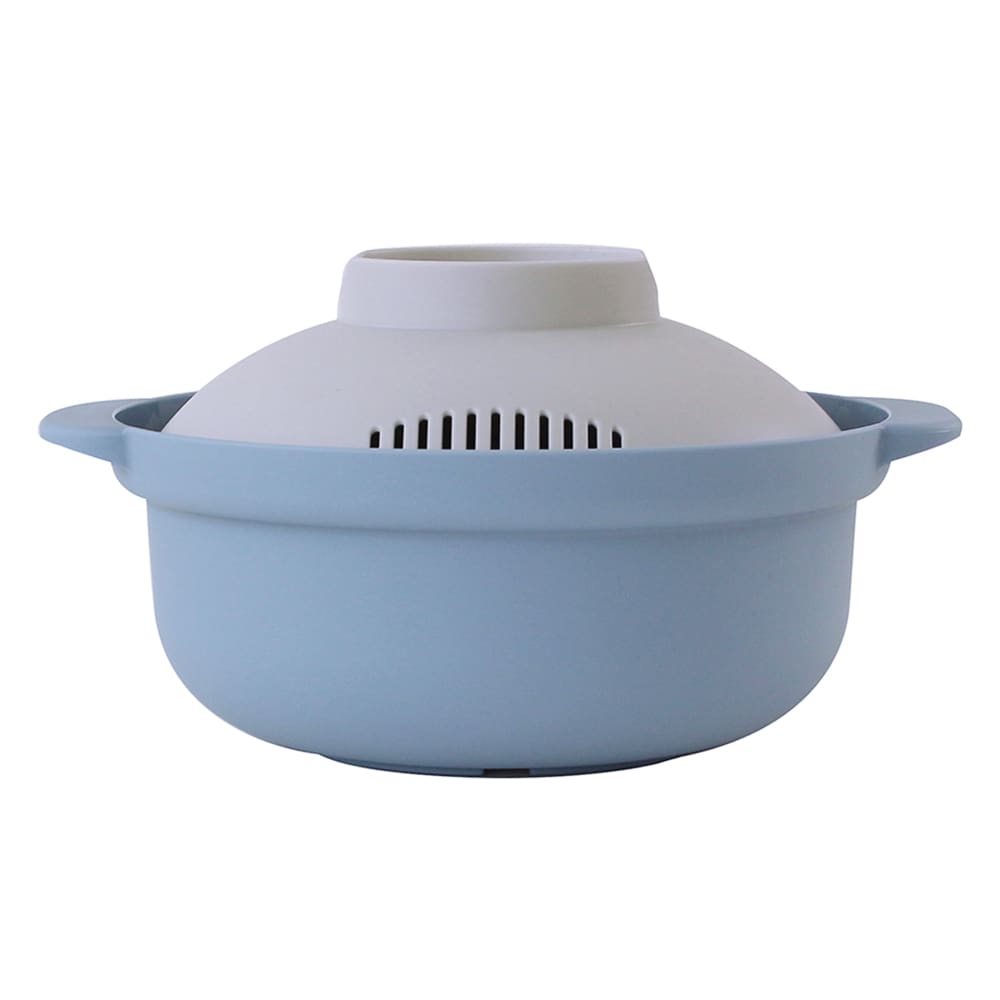 【ブルー】レンジ鍋 Recopo レコポ &NE アンドエヌイー NIM-118/BL