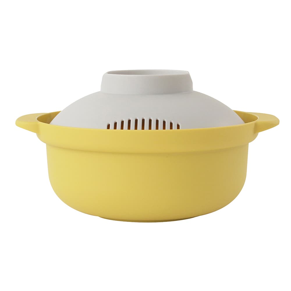 【イエロー】レンジ鍋 Recopo レコポ &NE アンドエヌイー NIM-118/YE