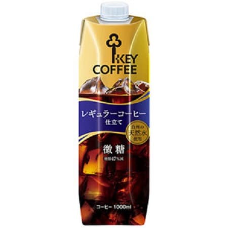 【1000ml×24本】キーコーヒーレギュラーコーヒー仕立て リキッドコーヒー【微糖】