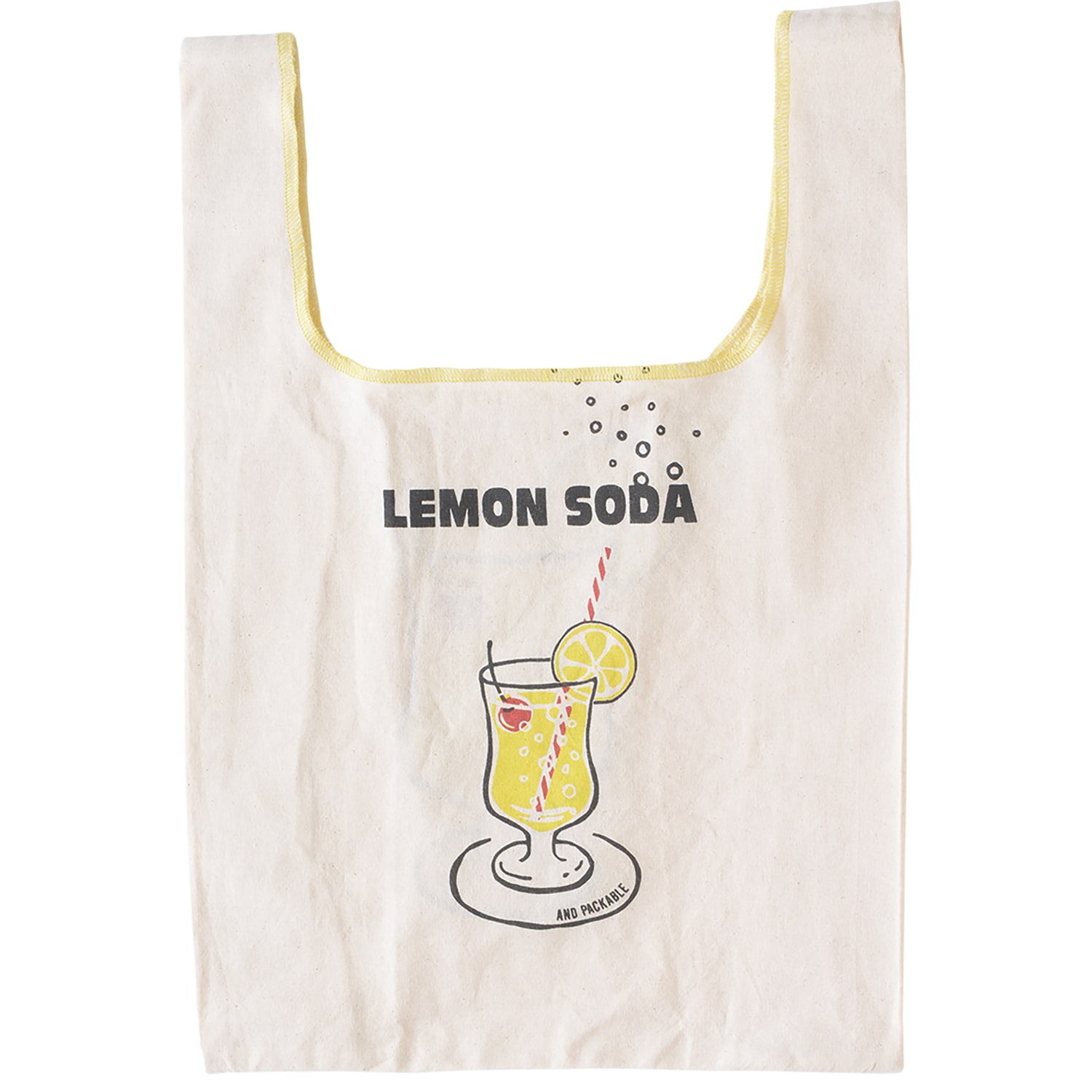 【レモンソーダ】ミニマルシェバッグ