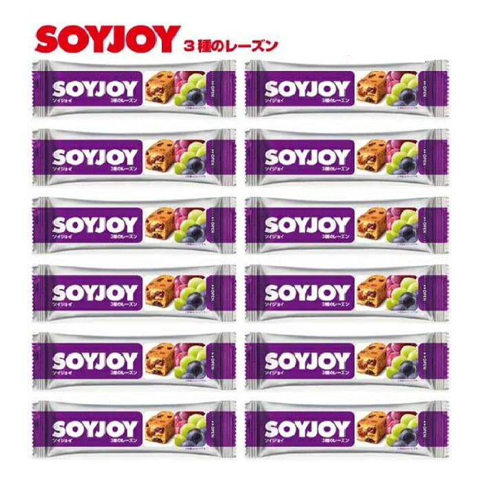 【12本セット】SOYJOY ソイジョイ 3種のレーズン