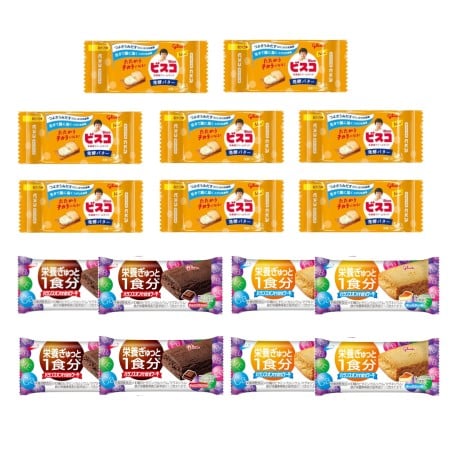 ビスコミニパック＜発酵バター＞＆バランスオンminiケーキ＜チョコブラウニー・チーズケーキ＞