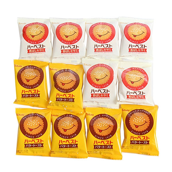 東ハト パーソナルハーベスト 詰め合わせ（香ばしセサミ・バタートースト）【2種・計12コ】