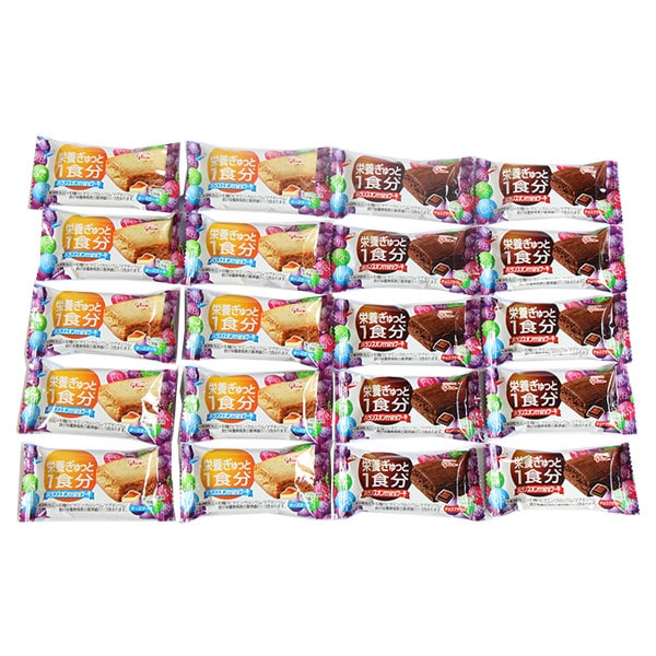【計20個】グリコ バランスオンminiケーキ(2種10個ずつ)