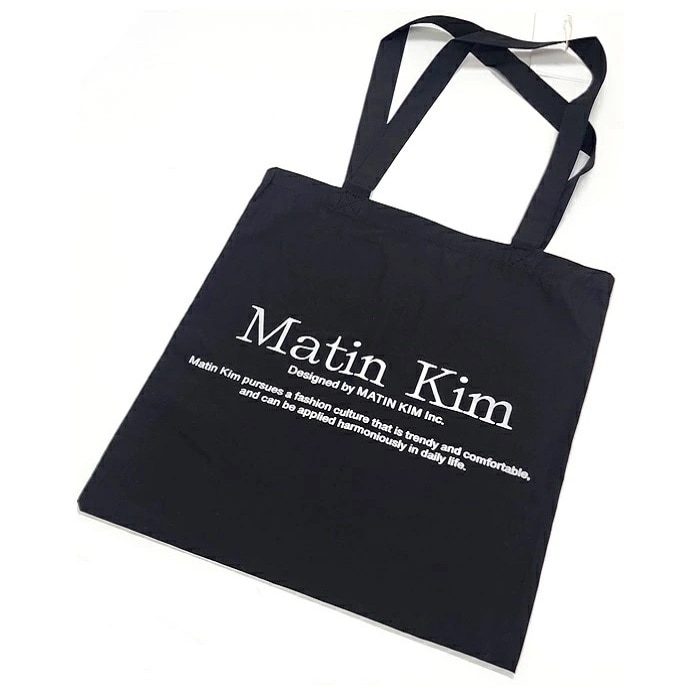 【MATIN KIM】マーティンキムトートバッグ ブラック