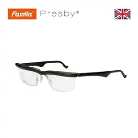 【ブラック】ファミラ 度数が調節できるメガネ