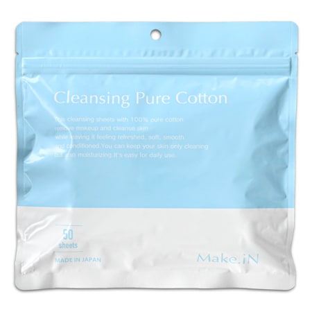 【50枚入】Make.iN クレンジング ピュアコットン