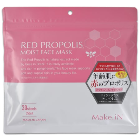 【30枚入】Make.iN レッドプロポリス フェイスマスク