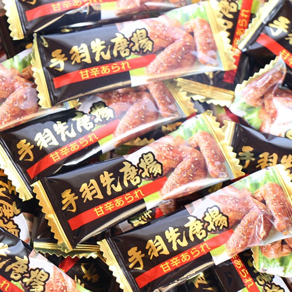 【40コ入り】一度食べだしたら止まらない！手羽先唐揚甘辛あられ