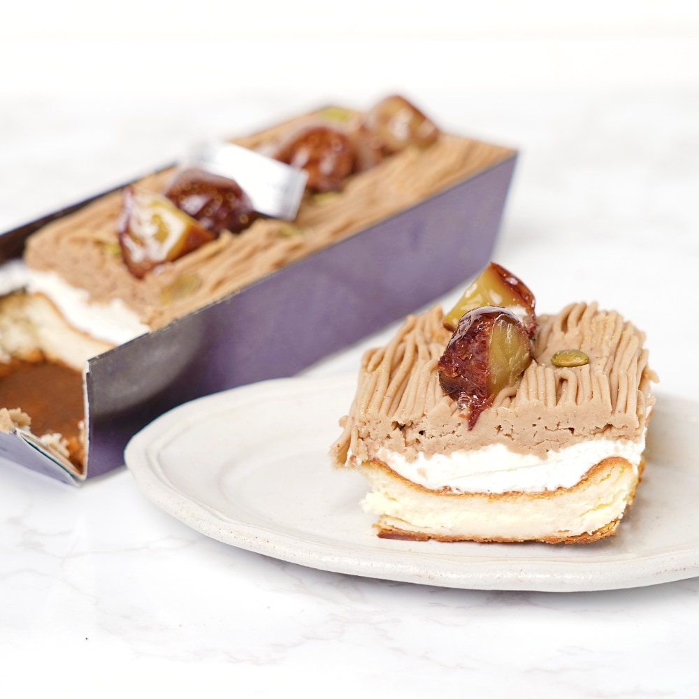 【1本】献上栗 山江栗のチーズケーキモンブラン