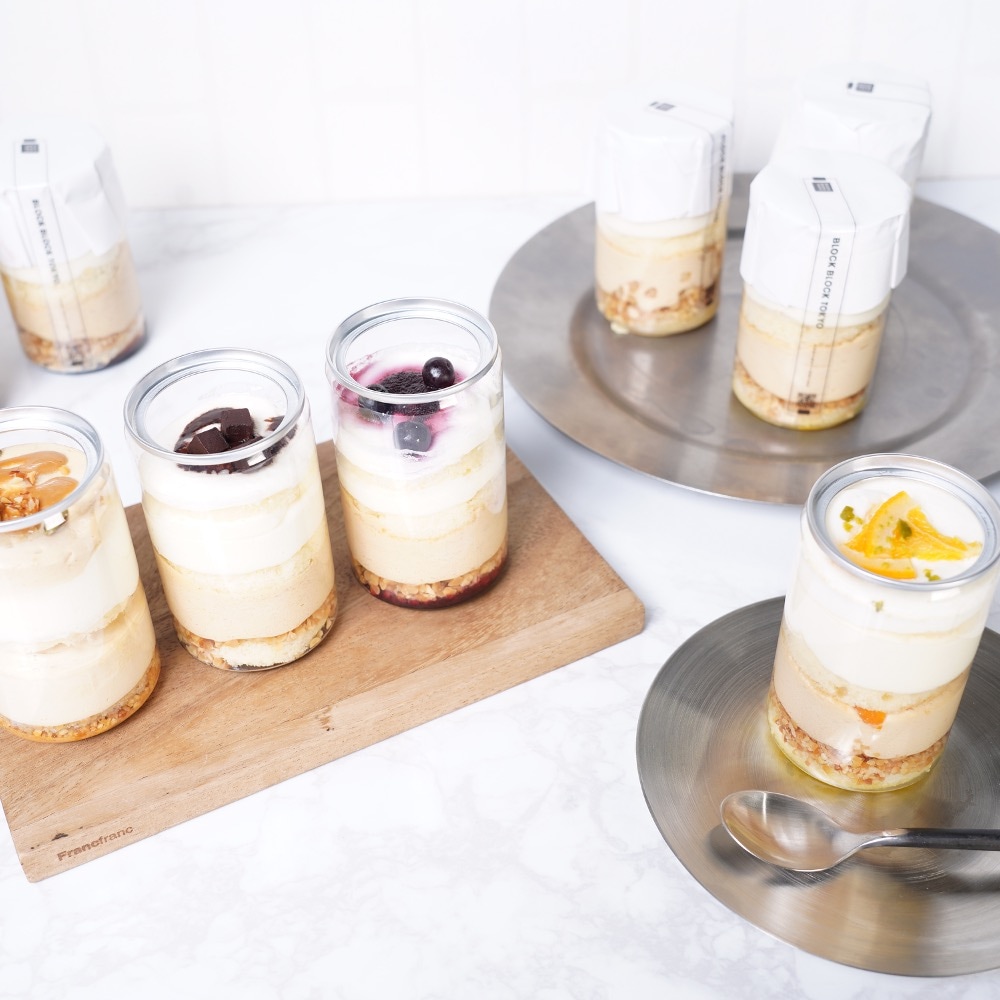 【6本】BLOC BLOCK TOKYO グラススイーツ（バスクレアチーズ6種アソート）