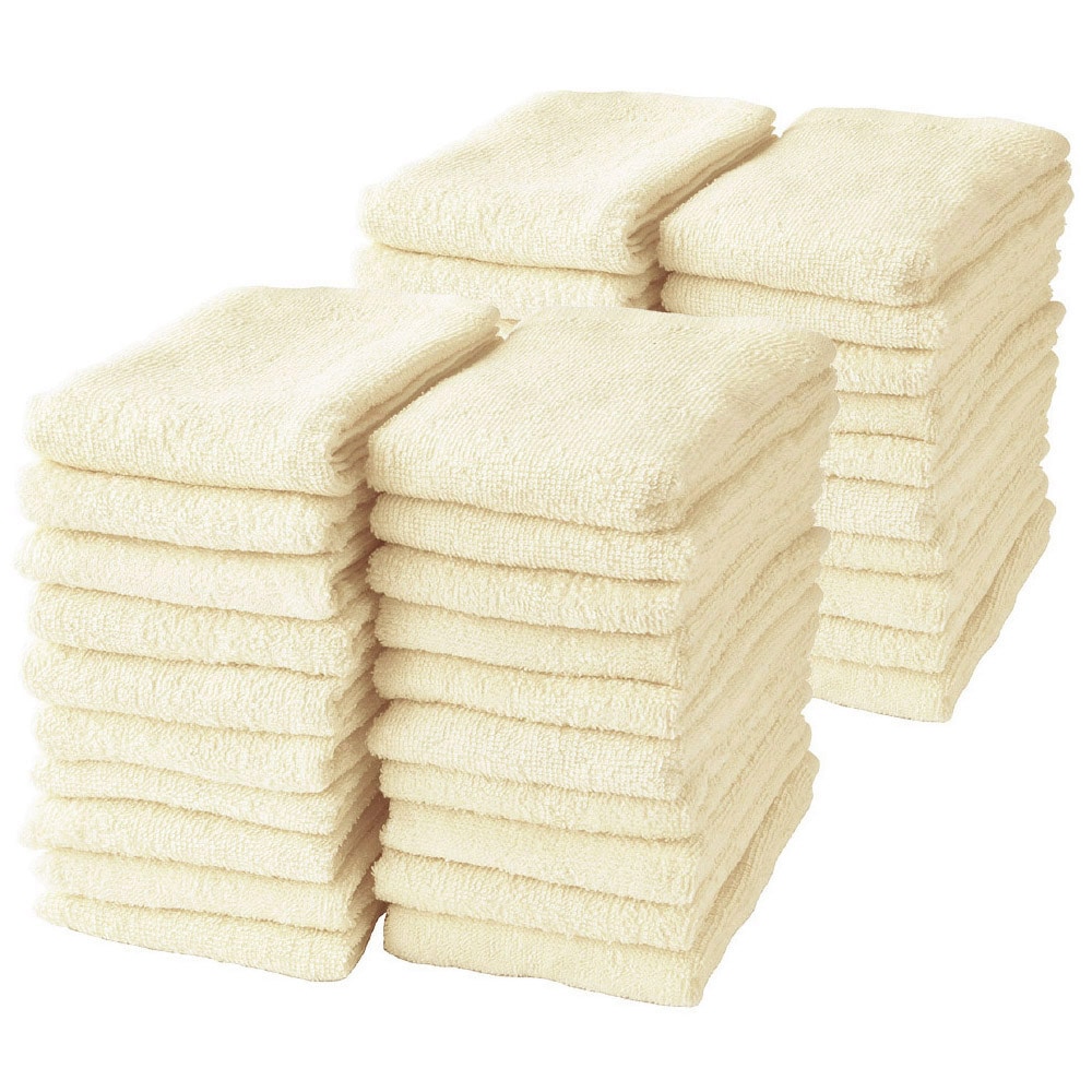 フェイスタオル【パールイエロー 40枚セット】