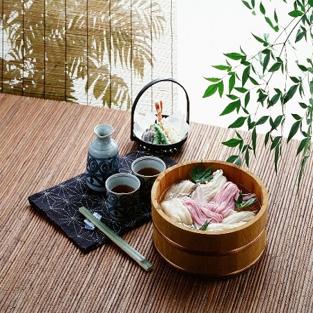 【300g】稲庭古来2色うどん　たれ付き