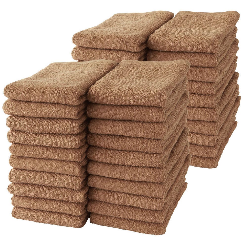 フェイスタオル【モカ  40枚セット】