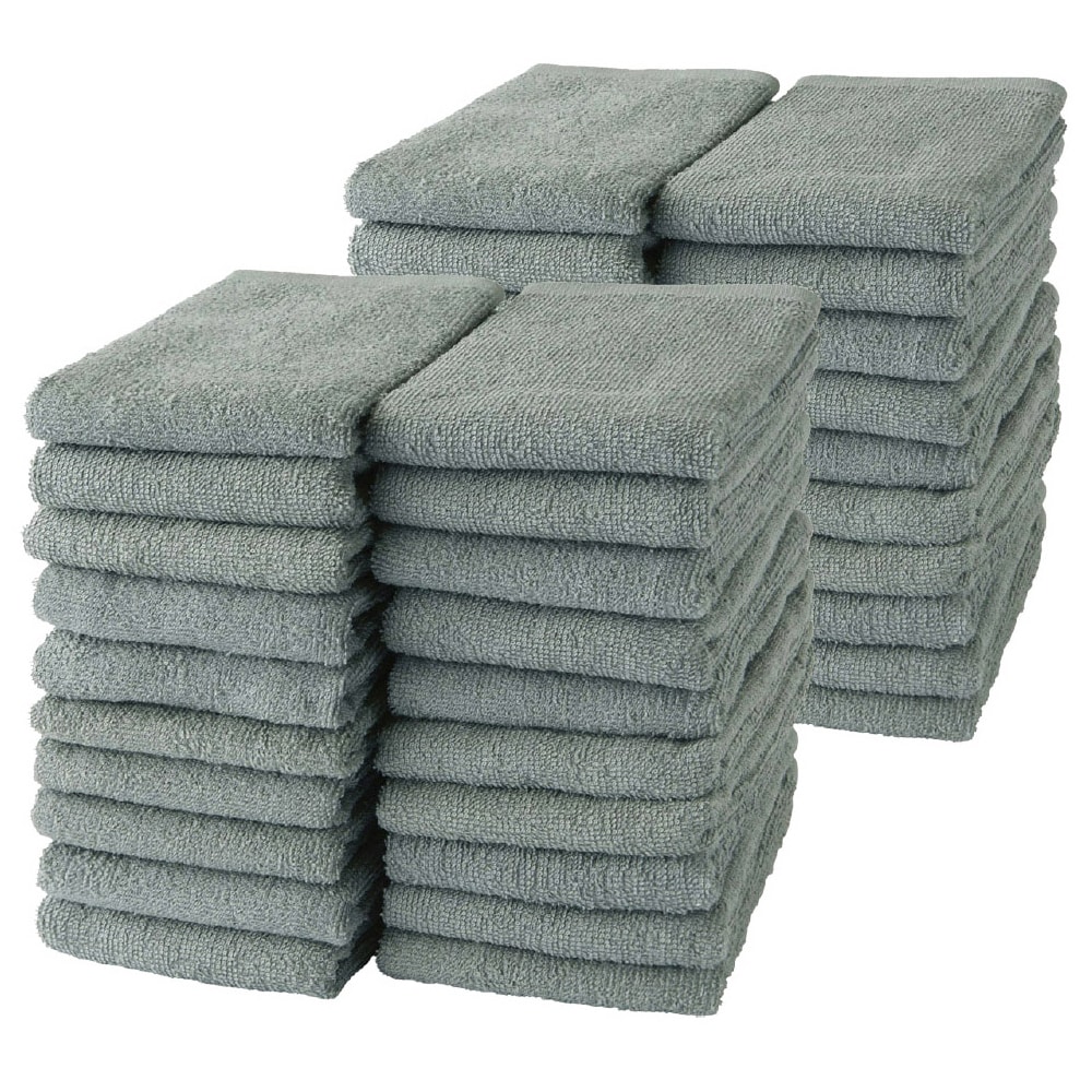 フェイスタオル【グレー  40枚セット】