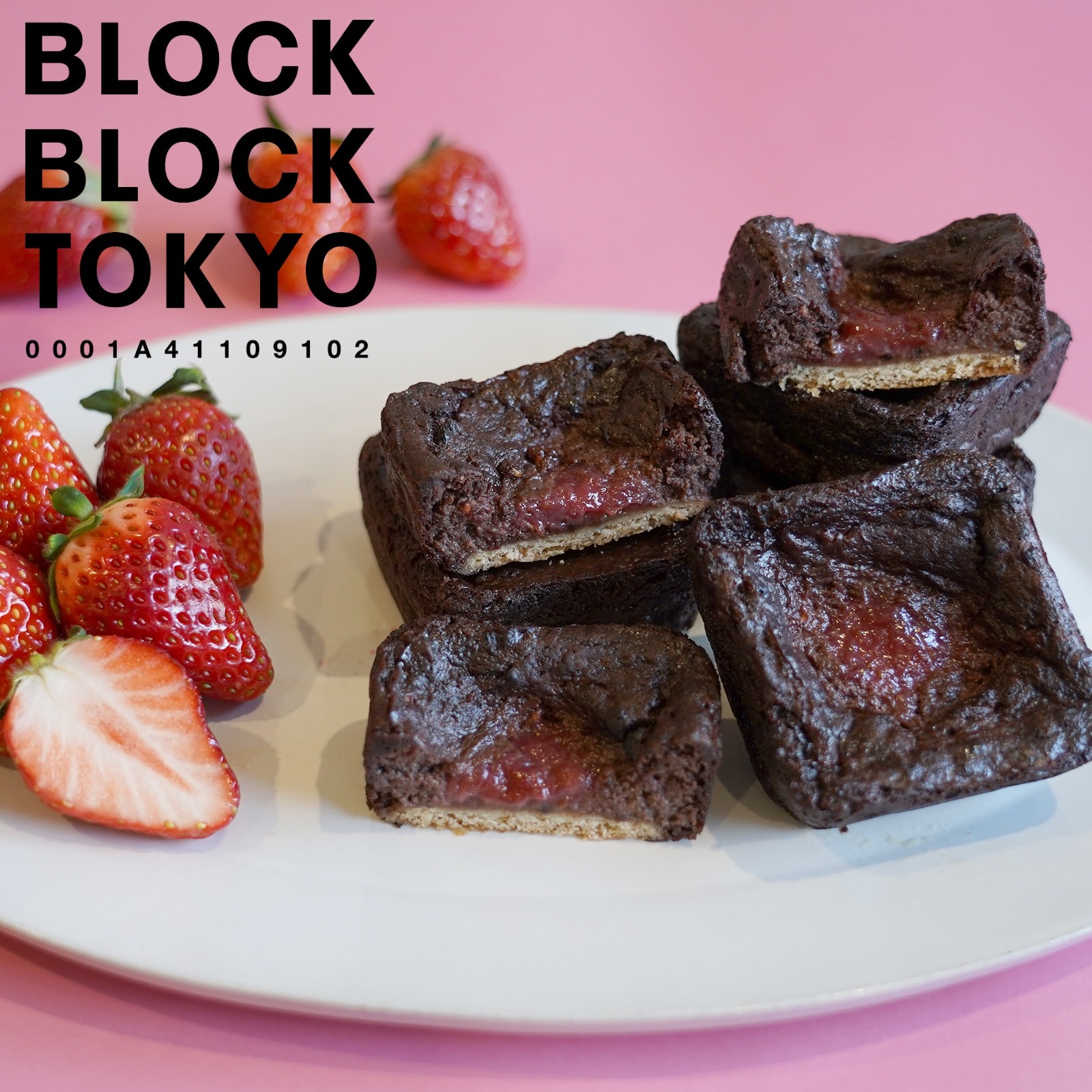 【4個】BLOCK BLOCK TOKYOバスクチーズケーキ（ショコラストロベリー）