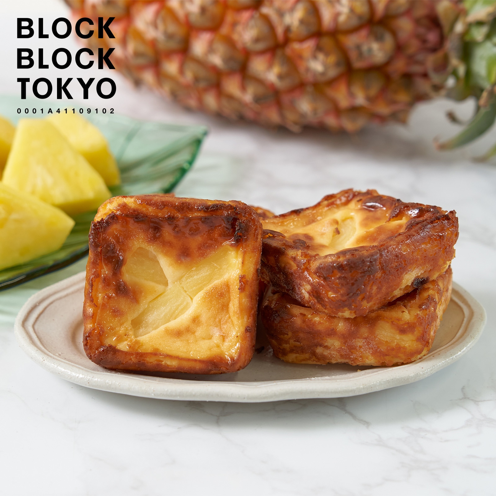 【3種計8個】BLOCK BLOCK TOKYO夏のバスクチーズケーキ〜南国フルーツ〜