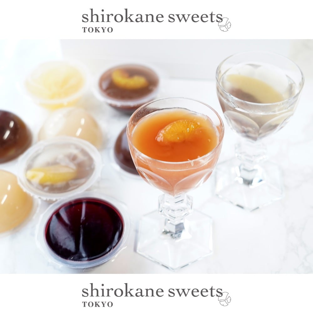 【10種計10個】shirokane sseets TOKYO フルーツゼリー・羊羹・あんみつゼリー