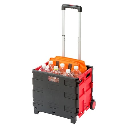 折りたたみフタ付きキャリー