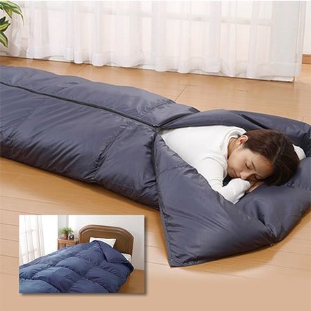 洗える羽毛3WAY寝袋