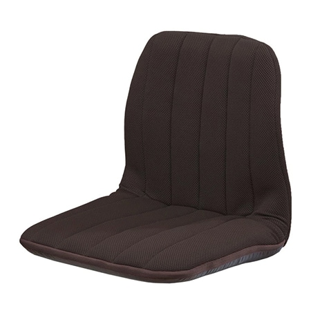 【ダークブラウン】背筋サポートリクライニングチェア