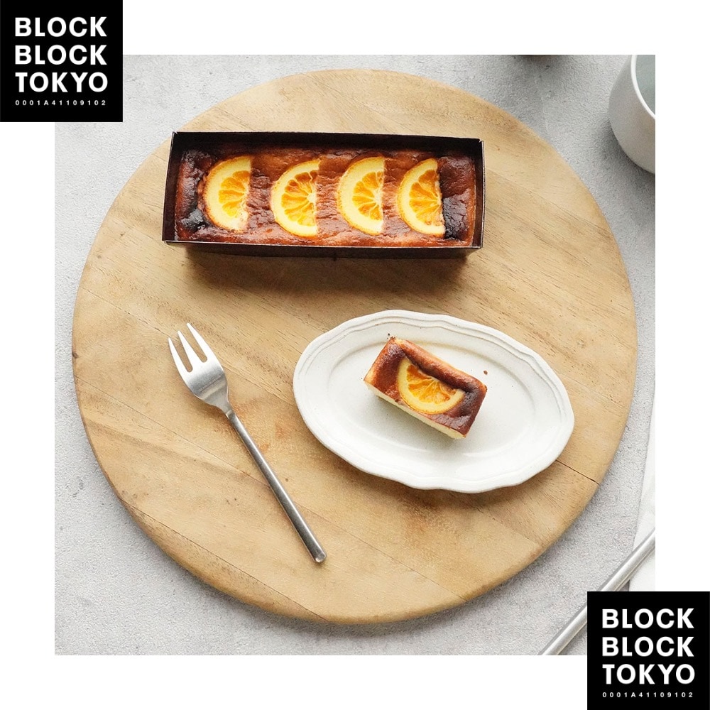 BLOCK BLOCK TOKYO  BLACK LABEL　バスクチーズケーキ（オレンジ）