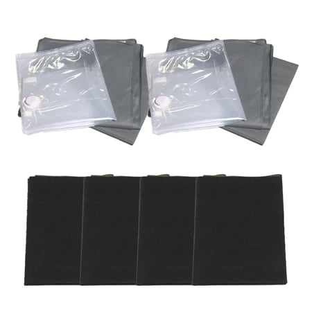 圧縮収納ボックス4個＋竹炭シートセット