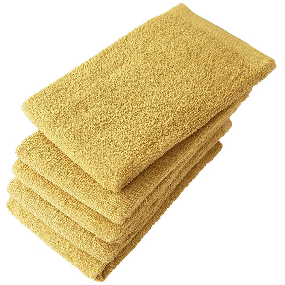 フェイスタオル【オリーブオイル  5枚セット】