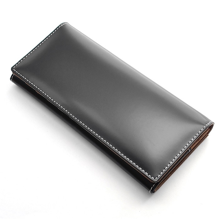 BEAMZSQUARE ブラックダイヤ 馬革 紳士長財布 BZSQ-1731 ブラック