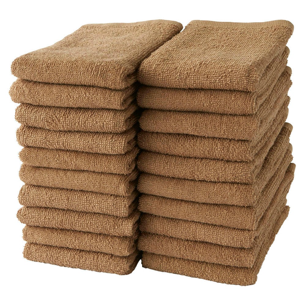 フェイスタオル【モカ  20枚セット】