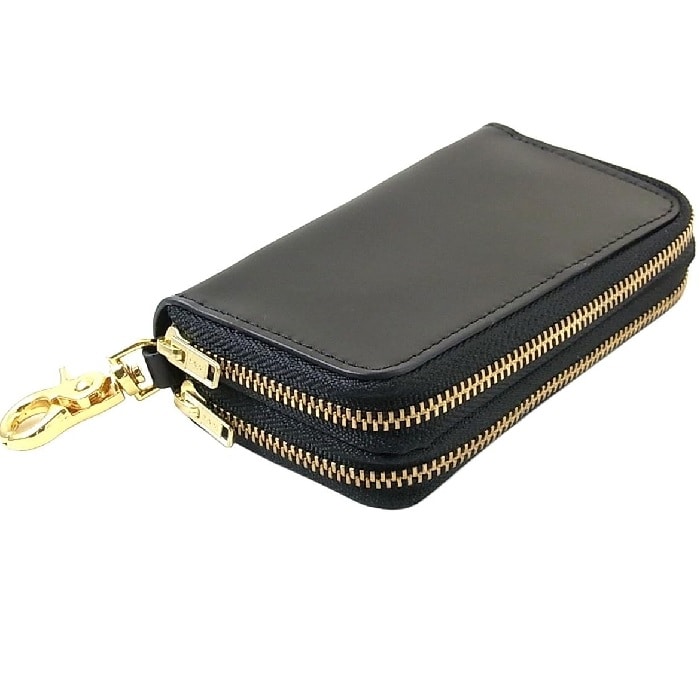 BEAMZSQUARE 馬革 コードバン マルチキーウォレット BZSQ-350BK ブラック