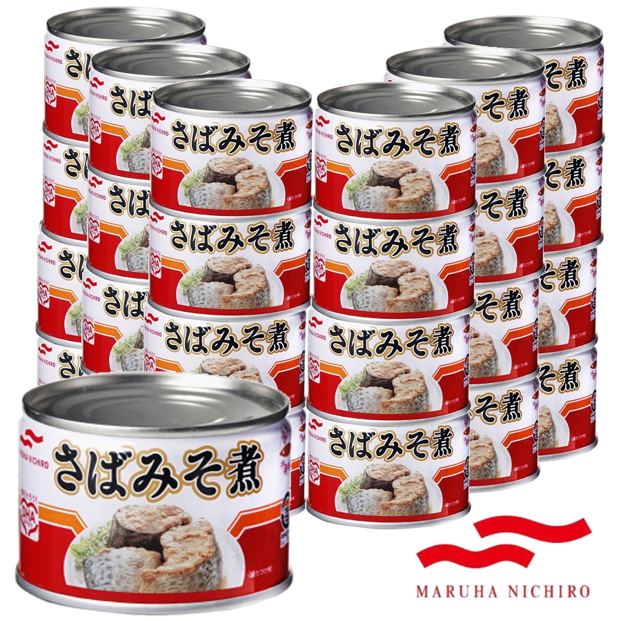 【さばみそ煮/150g×24缶】マルハニチロ さばみそ煮缶詰