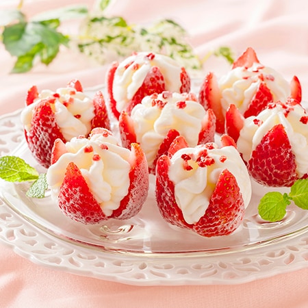 【10個】博多あまおう　花いちごのアイス