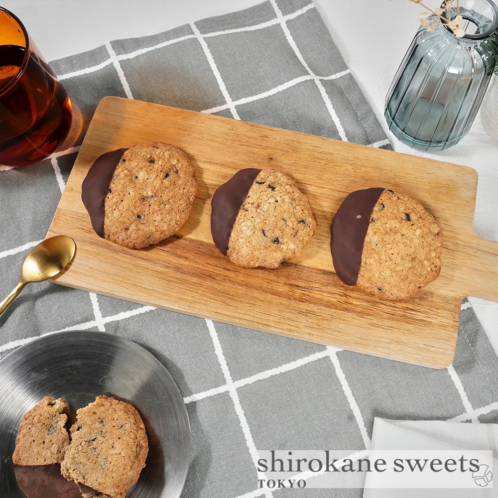 【3枚】shirokane sweets TOKYO  白金オートミールショコラクッキー