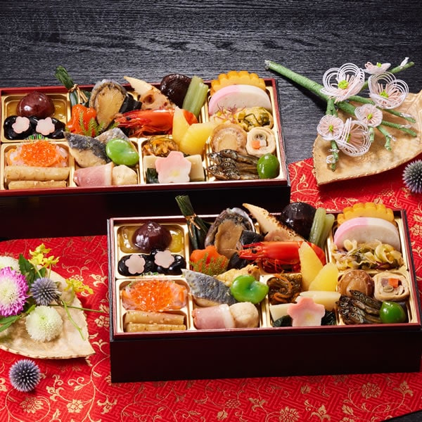 【12/30午前着】京都しょうざん個食おせち料理「京松山おもてなし」二折(2人前/32種32品)