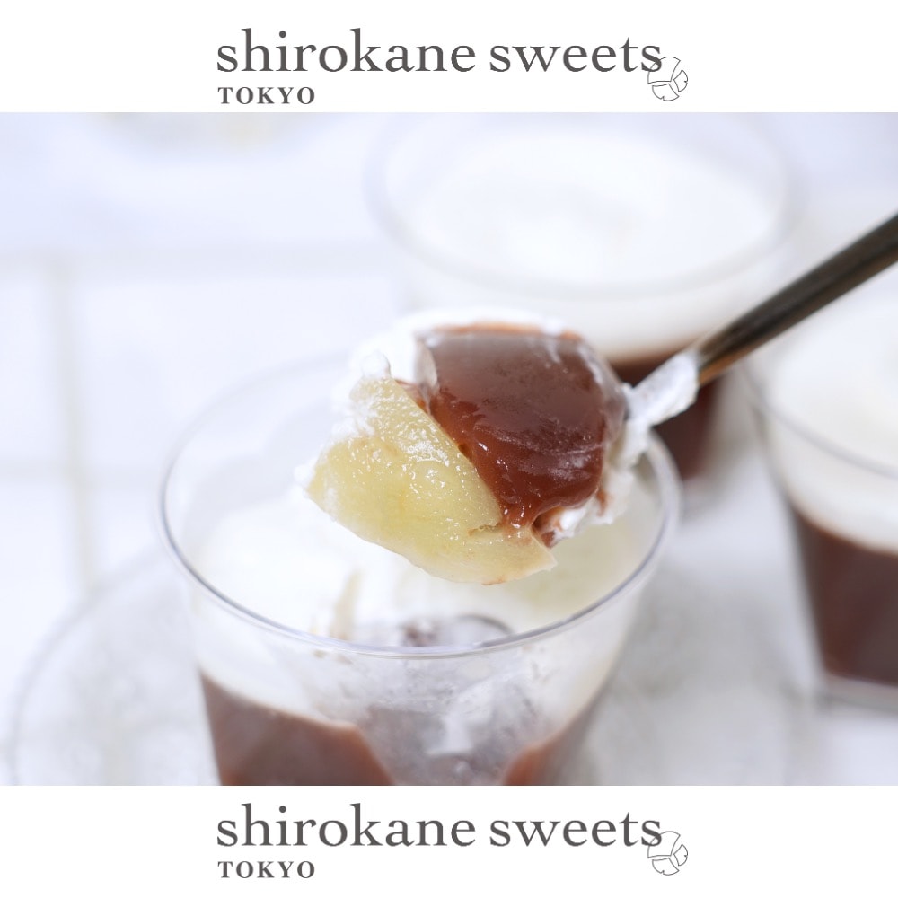 【115g×6個】shirokane sweets TOKYO 白金クリーム水羊羹（桃）