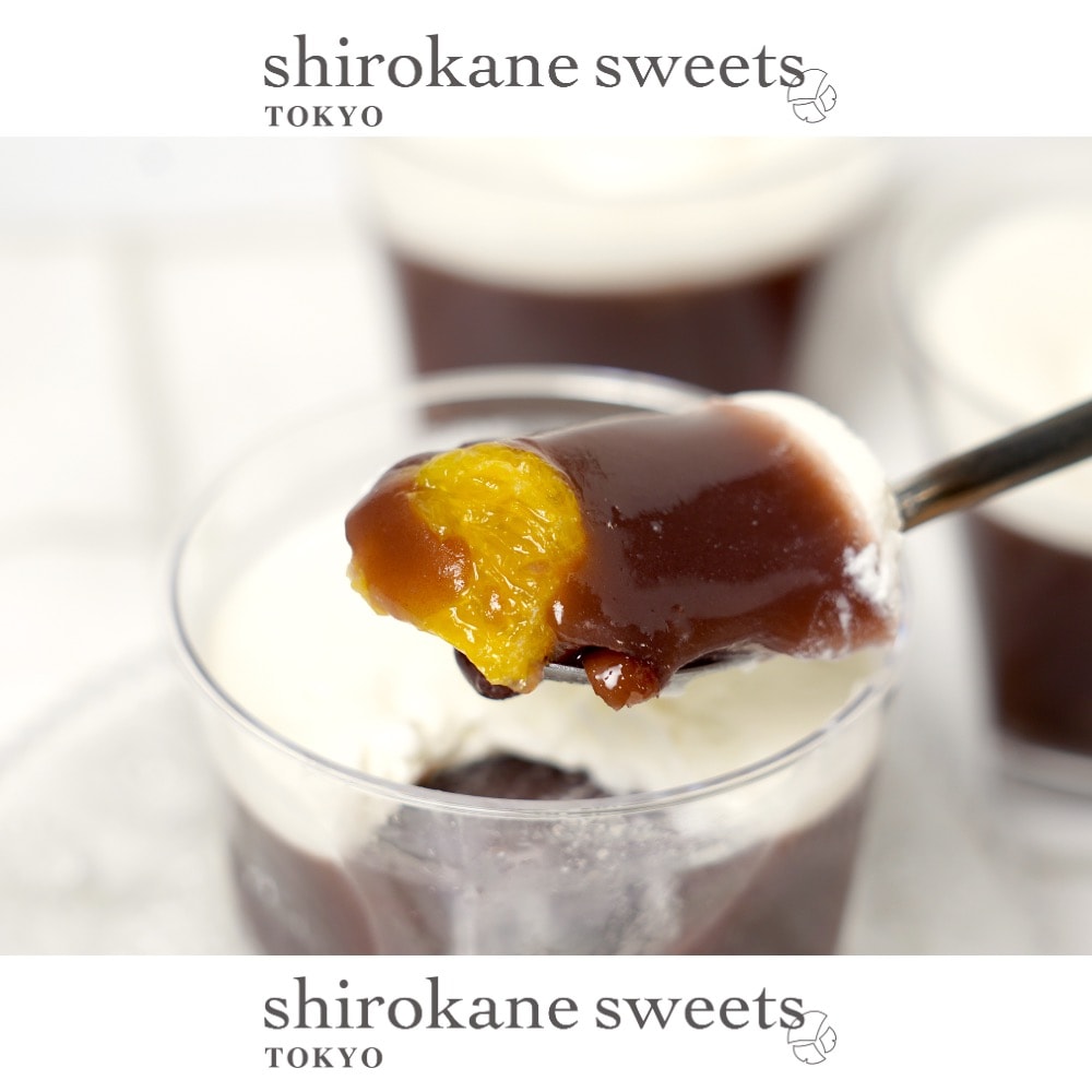【115g×6個】shirokane sweets TOKYO 白金クリーム水羊羹（オレンジ）