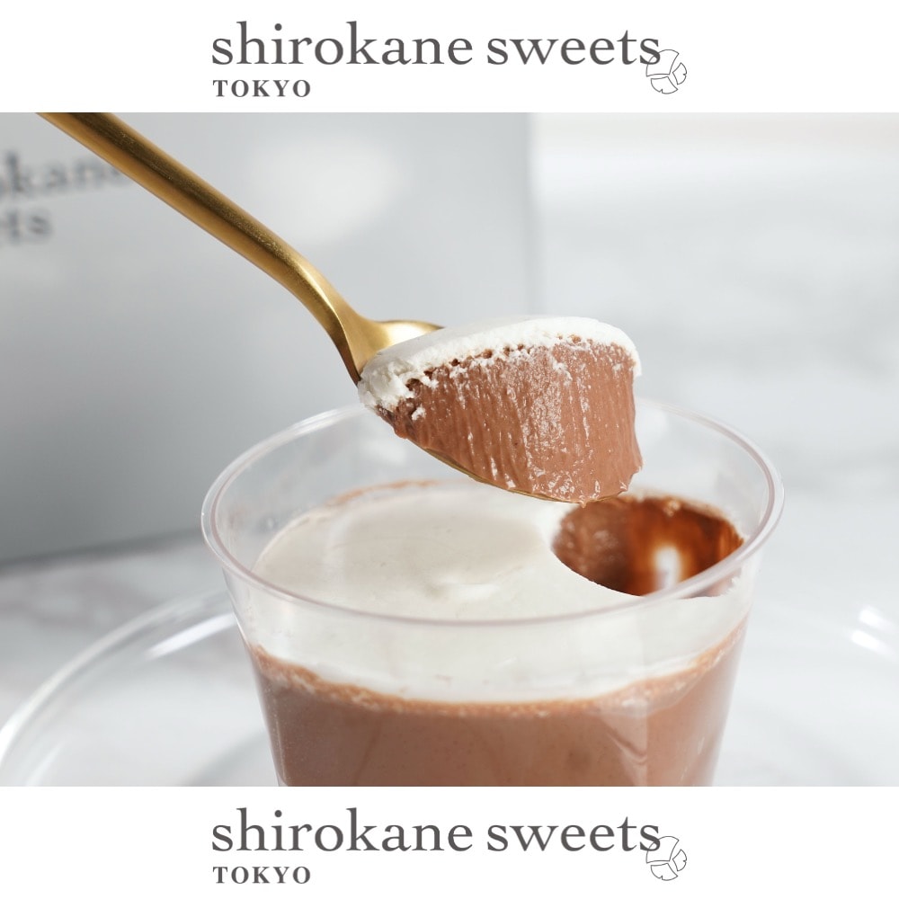 【115g×6個】shirokane sweets TOKYO白金プラチナクリームプリン（ショコラ）