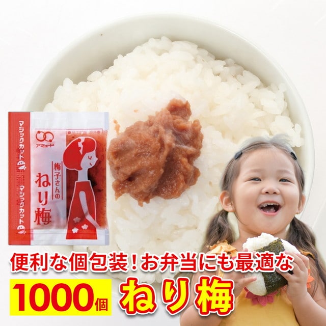 【1000食】ねり梅 アミュード 小袋 パック