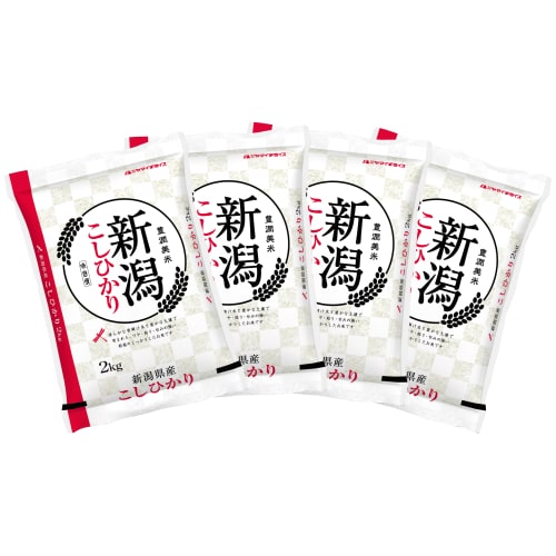 【計8kg(2kg×4袋)】新米 [精米] 令和7年産 新潟県産コシヒカリ 白米