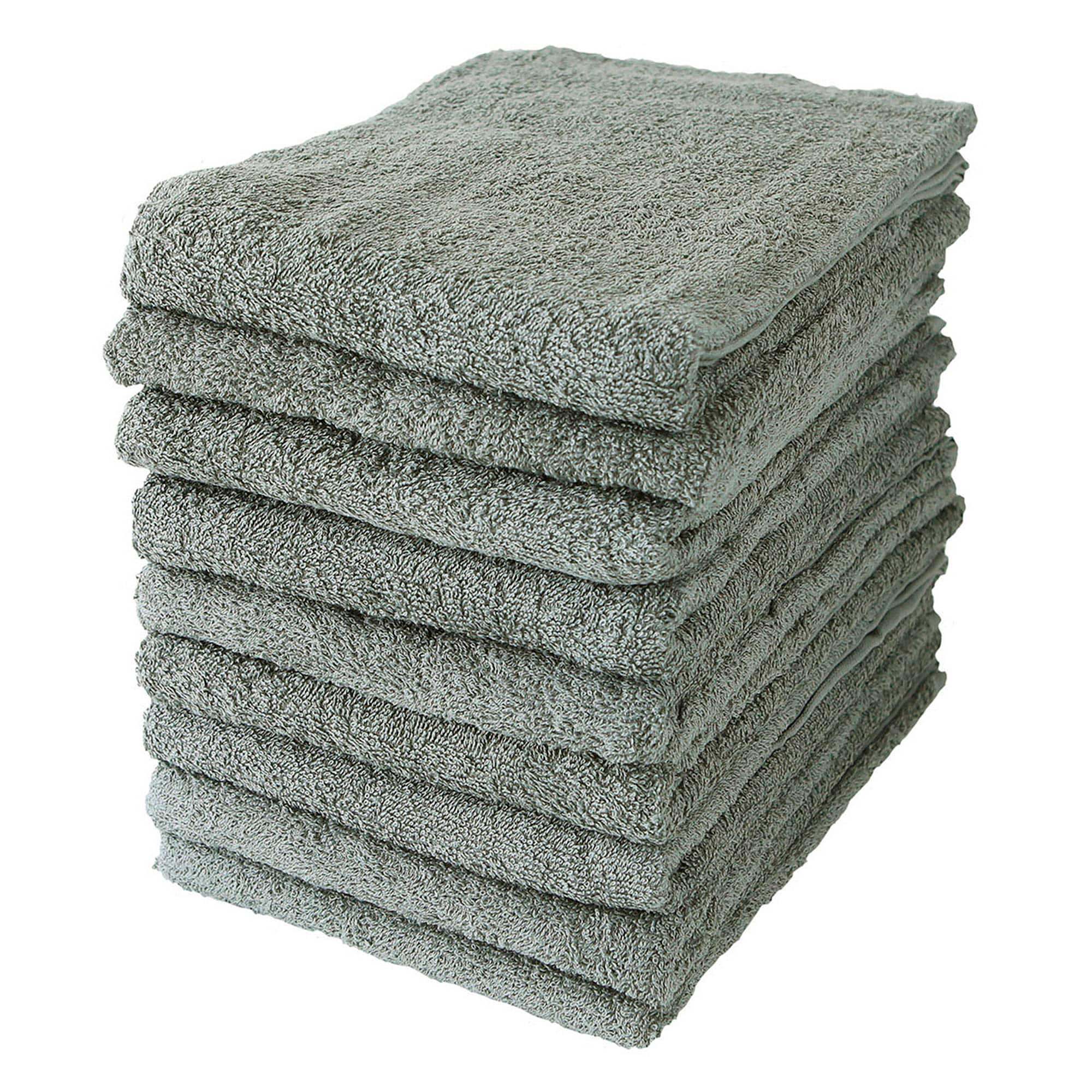 バスタオル《 グレー 9枚セット 》